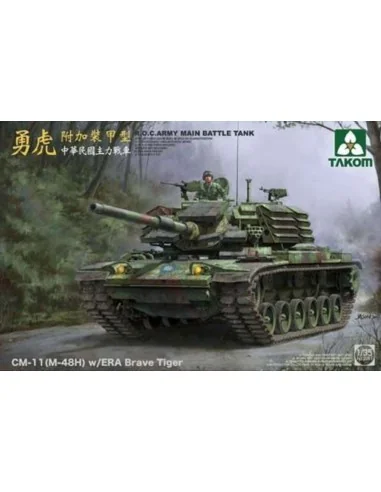 R.O.C.Army CM-11(M-48H)w/ERA Brave Tiger MBT, 1/35 - Takom TAK2091