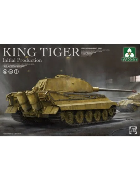 [NO_DESC] German Heavy Tank King Tiger initial production 4 in 1, 1...