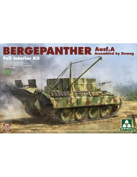 Bergepanther Ausf.A Assembled by Demag production w/full interior, ...