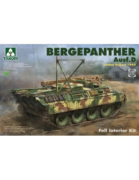 Bergepanther Ausf.D Umbau Seibert 1945 production w/full interior, ...