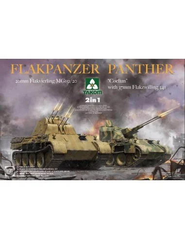 Flakpanzer Panther"Coelian" with 37mm Flakzwilling 341&20mm Flakvie...