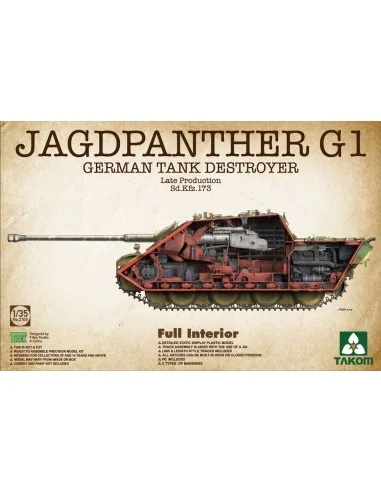 Jagdpanther G1 Late Production Sd.Kfz173, 1/35 - Takom TAK2106