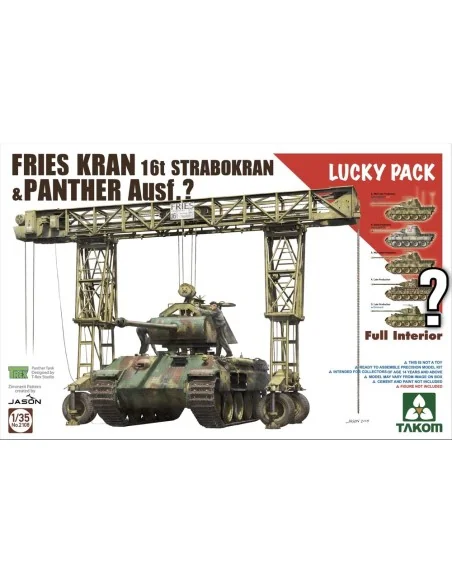 FRIES KRAN 16t Strabokran1943/44 w.Panther, 1/35 - Takom TAK2108