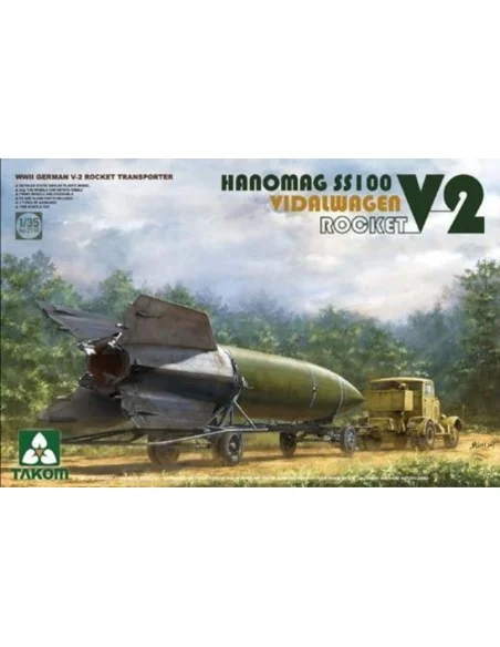 V-2 ROCKET VIDALWAGEN HANOMAG SS100, 1/35 - Takom TAK2110