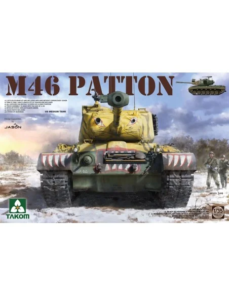 US Medium Tank M-46 PATTON, 1/35 - Takom TAK2117