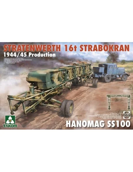 Stratenwerth 16t Strabokran 1944/45 Production & Hanomag ss100, 1/3...