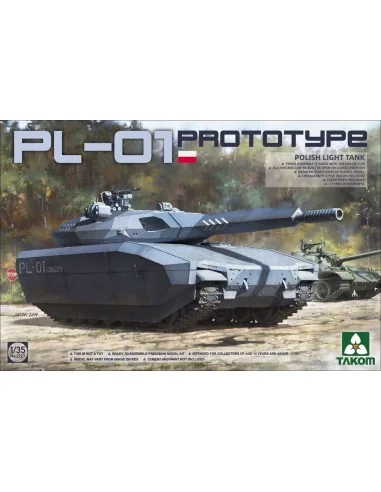 Polish PL-01 Prototype light tank, 1/35 - Takom TAK2127