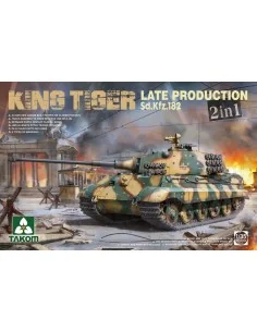 WWII Ger Heavy Tank Sd.Kfz182 King Tiger Late Producti 2in1(without...