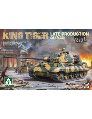 WWII Ger Heavy Tank Sd.Kfz182 King Tiger Late Producti 2in1(without...