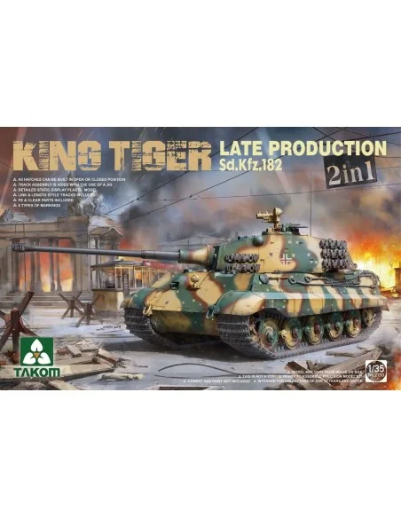WWII Ger Heavy Tank Sd.Kfz182 King Tiger Late Producti 2in1(without...
