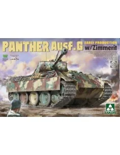 Panther Ausf.G Early Production w/Zimmerit, 1/35 - Takom TAK2134