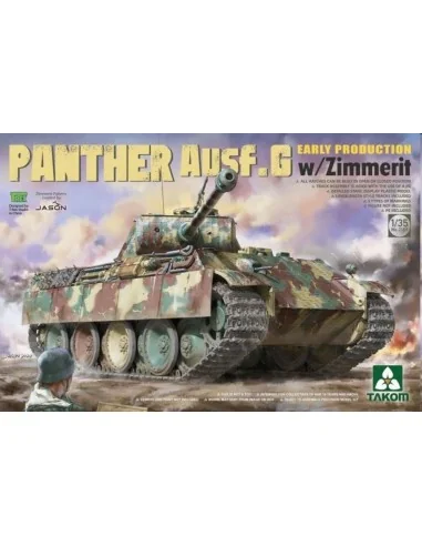 Panther Ausf.G Early Production w/Zimmerit, 1/35 - Takom TAK2134