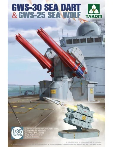 GWS-30 SEA DART & GWS-25 SEA WOLF, 1/35 - Takom TAK2138