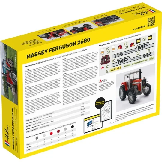 Massey Ferguson 2680, 1/24 - Heller 81402 Massey Ferguson 2680, 1/24 - Heller 81402