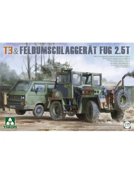 [NO_DESC] T3+ Feldumschlaggerät FUG 2.5t, 1/35 - Takom TAK2141