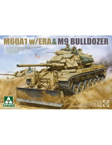[NO_DESC] M60A1 w/ERA&M9 BULLDOZER, 1/35 - Takom TAK2142