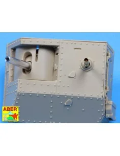 Barrels for Mark IV - Male, 1/35 - Aber Models 35 L-155 2