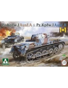 Pz.Kpfw.I Ausf.A & Pz.Kpfw.I Ausf. B (1+1), 1/35 - Takom TAK2145