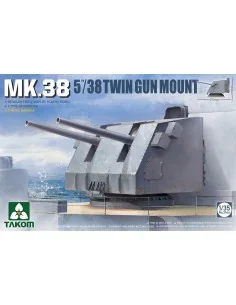 MK.38 5''/38 TWIN GUN MOUNT (Metal barrel), 1/35 - Takom TAK2146