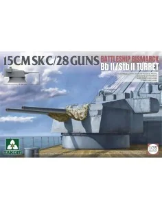 15CMSK C/28 GUNS BATTLESHIP BISMARCK Bb II / Stb II Turret, 1/35 - ...