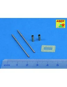 Barrels for Russian AA ZU-23-2, 1/35 - Aber Models 35 L-163