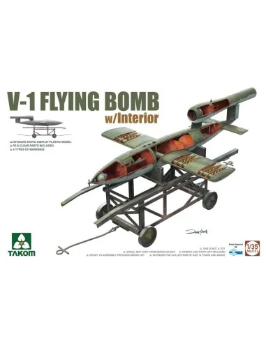V-1 FLYING BOMB w/Interior, 1/35 - Takom TAK2151