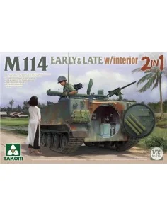 M114 EARLY & LATE w/interior 2in1, 1/35 - Takom TAK2154