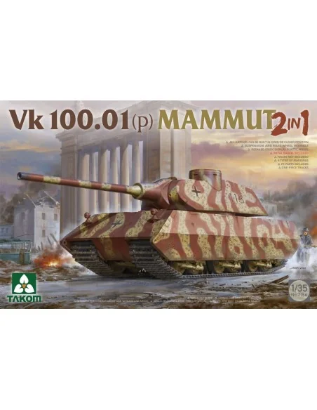 [NO_DESC] Vk 100.01(p) MAMMUT 2 in 1, 1/35 - Takom TAK2156