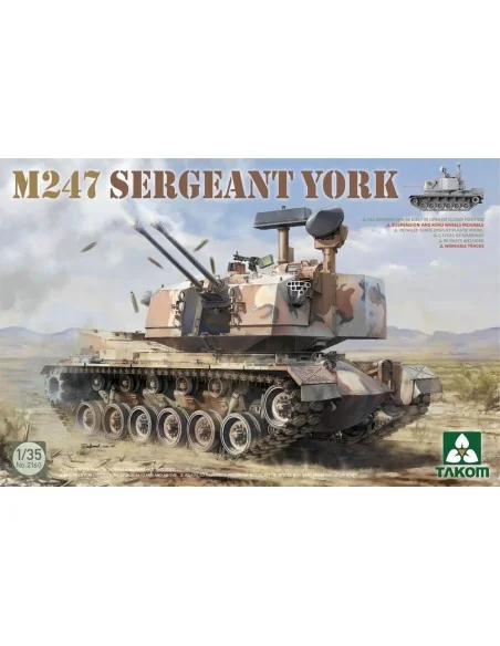 M247 SERGEANT YORK, 1/35 - Takom TAK2160