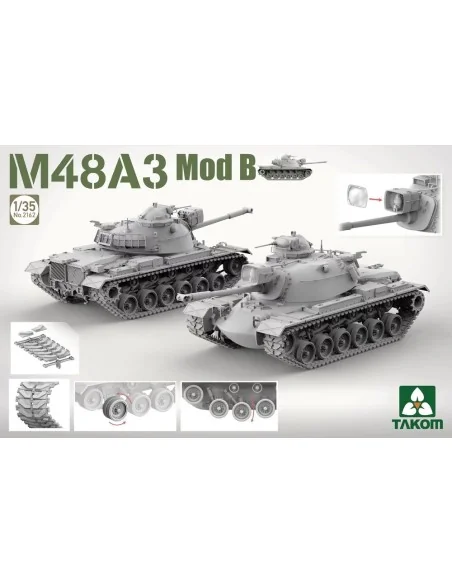 M48A3 Mod B, 1/35 - Takom TAK2162