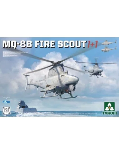 MQ-8B FIRE SCOUT 1+1, 1/35 - Takom TAK2165