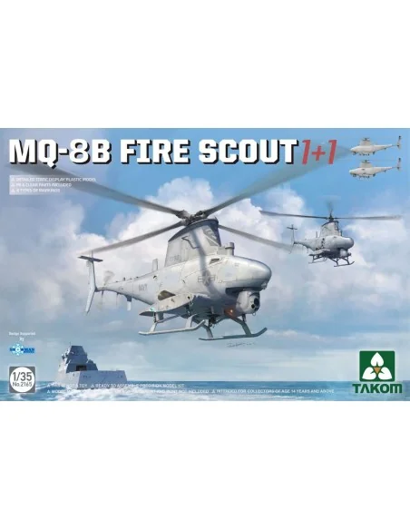 MQ-8B FIRE SCOUT 1+1, 1/35 - Takom TAK2165