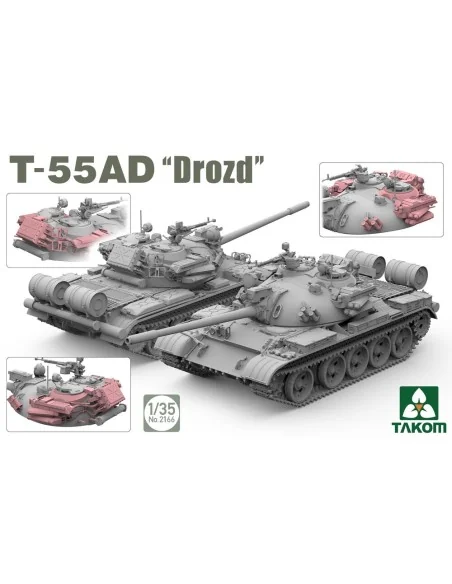 [NO_DESC] T-55AD "Drozd, 1/35 - Takom TAK2166