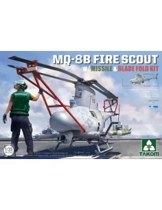 MQ-8B Fire Scout w/Missile & Blade Fold Kit, 1/35 - Takom TAK2169
