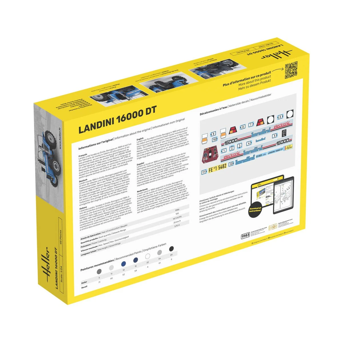 Landini 16000 DT, 1/24 - Heller 81403