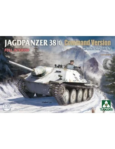 Jagdpanzer 38(t) Command Version w/ Winterketten Full Interior, 1/3...