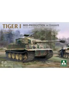 Tiger I Mid-Production w/Zimmerit Sd.Kfz.181 Pz.Kpfw.VI Ausf.E, 1/3...