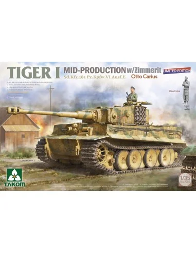Tiger I Mid-Production w/Zimmerit Sd.Kfz.181 Pz.Kpfw.VI Ausf.E Sd.K...