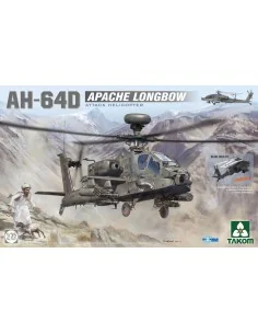 AH-64D APACHE LONGBOW ATTACK HELICOPTER, 1/35 - Takom TAK2601