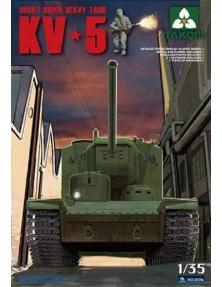 Soviet Super Heavy tank KV-5, 1/35 - Takom TAK2006