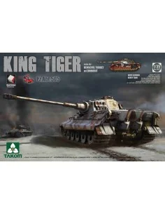 WWII German Heavy TAnk Sd.Kfz.182 King Tiger Henschel Turret w/Zimm...
