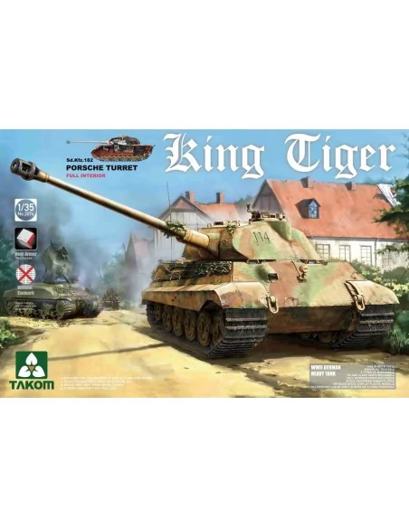 WWII German Heavy Tank Sd.Kfz.182 King, 1/35 - Takom TAK2074S