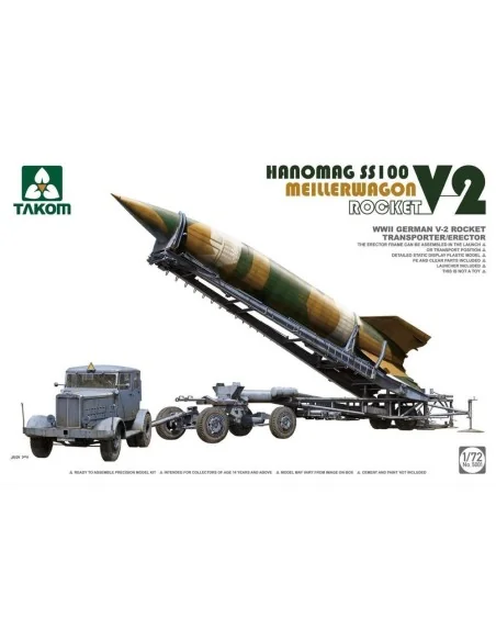 WWII German V-2 Rocket Transporter, 1/72 - Takom TAK5001
