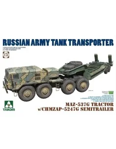 MAZ-537G Tractor w/CHMZAP-5247G SEMITRRAILER, 1/72 - Takom TAK5004