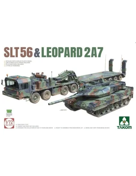 SLT56 & Leopard 2A7, 1/72 - Takom TAK5011