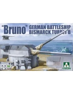 [NO_DESC] BRUNO" GERMAN BTTLESHIP BISMARCK TURRET B, 1/72 - Takom T...