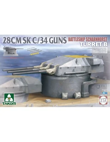 [NO_DESC] BATTLESHIP SCHARNHORST Tur. B 28CMSK C/34GUNS, 1/72 - Tak...