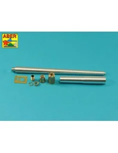 Barrel with muzzle brake for German Krupp 12, 8cm PAK 44 Anti-Tank ... 2