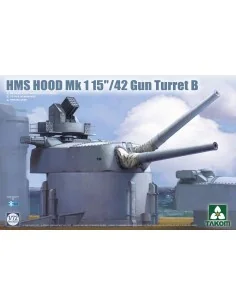 HMS Hood Mk 1 15"/42 Gun Turret B, 1/72 - Takom TAK5020