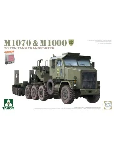 [NO_DESC] M1070&M1000 70 TON TANK TRANSPORTER, 1/72 - Takom TAK5021